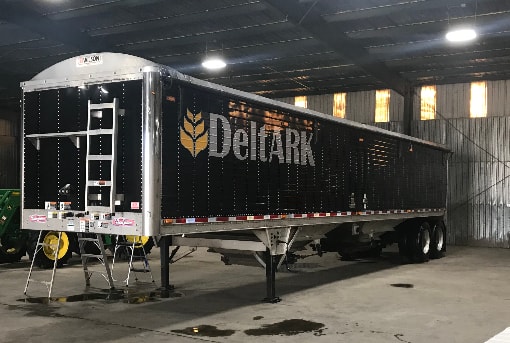 DeltARK trailer in warehouse
